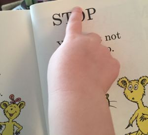 STOP You must not hop on pop! -- Dr. Seuss
